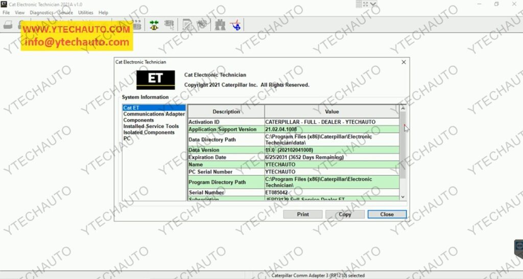 [2024] CATERPILLAR CAT ET 2024A + Factory Password Full Service